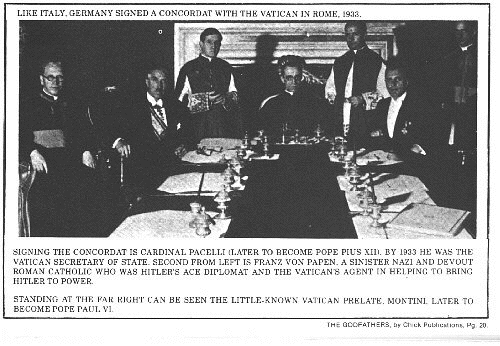 Vatican support of
the Nazis