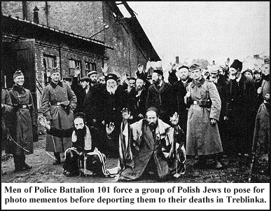 Polish Jews humiliated before sent to
Treblinka