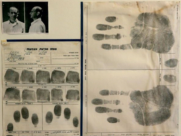 Eichmann's
fingerprints